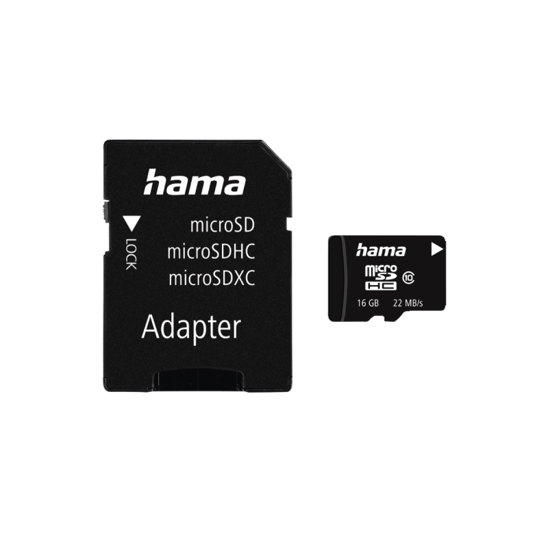 Hama Carte M.Sdhc 16Gb Cl.10 22Mb +Ad