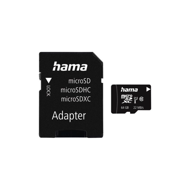 Hama Carte M.Sdxc 64Gb Cl.10 22Mb +Ad