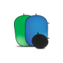 Hama Fond pliable "2 en 1", vert / bleu, 150 x 200 cm