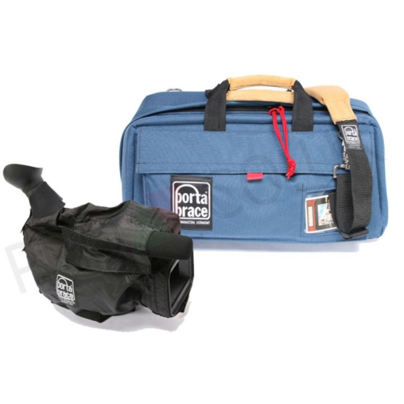 Porta Brace CS-DV3UQS-M4 Camera Case Soft, Blue, Large