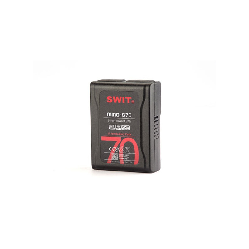 Swit MINO-S70 Batterie Pocket V-Mount 70Wh 8A D-Tap et USB-A et USB-C