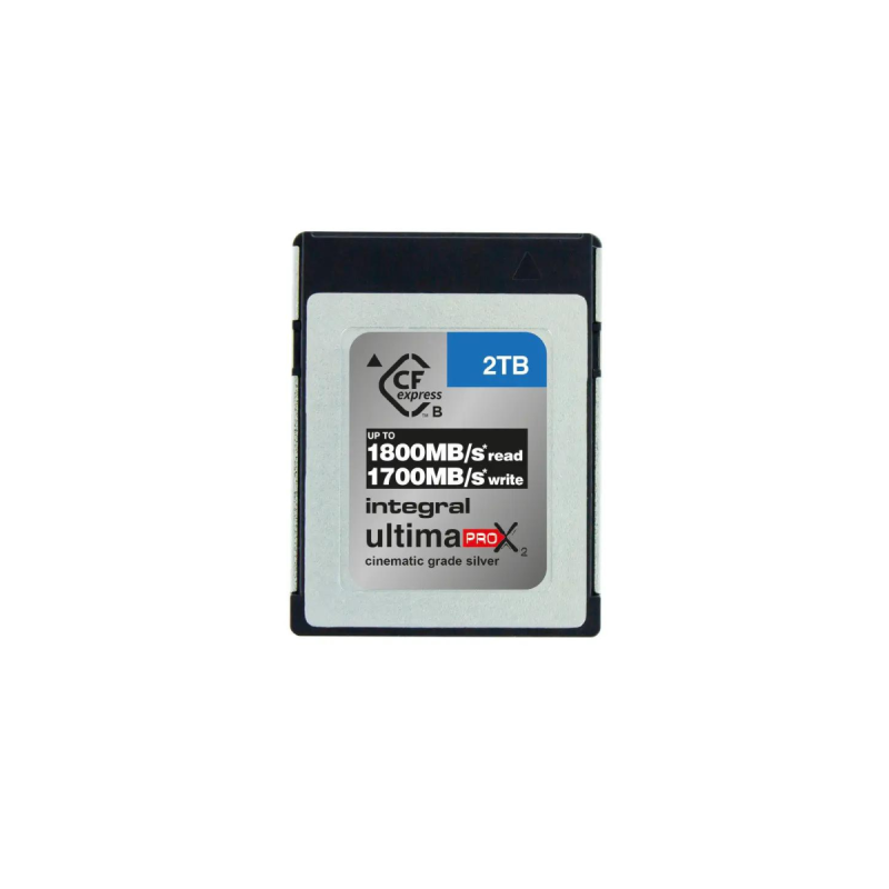 Integral Ultimapro X2 CFExpress Cinematic Silver Type B 2.0 card 2To