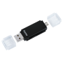 Hama Cle.L.Car Usb2.0/2.0M.Usb Sd/M.Sd N