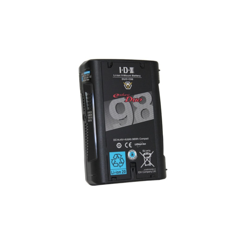 IDX Kit 4 batteries DUO-C98P + 1 chargeur VL-4X 4 canaux