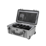Porta Brace wheeled hard shipping case with dividers for Alpha1