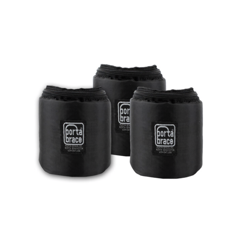 Porta Brace Three 4-Inch Lens Cups for Organizing Prime Lenses