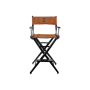 Porta Brace Location Chair, Platinum, Black Finish, Cordura Seat