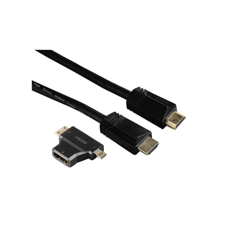 Hama Cab Hdmi His Eth.Or Adp C+D N 1,5M