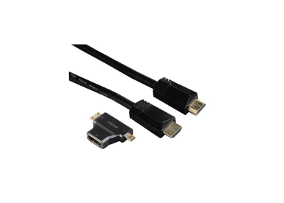 Hama Cab Hdmi His Eth.Or Adp C+D N 1,5M