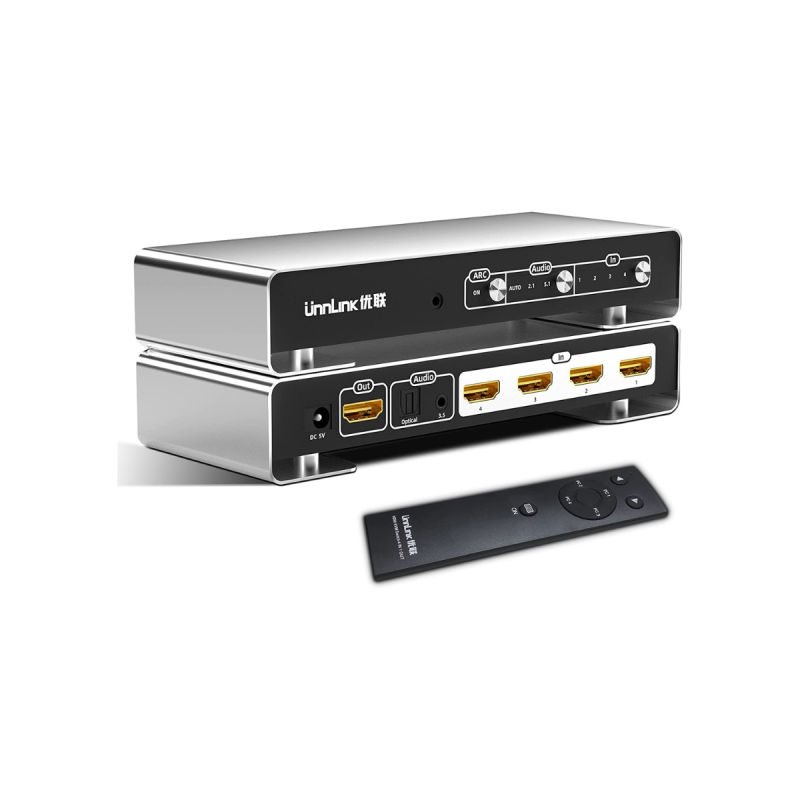 Altimium Switcher HDMI2.0 4x1, 4K×2K@60Hz 4:4:4, 3m, ARC, HDR 18Gbps