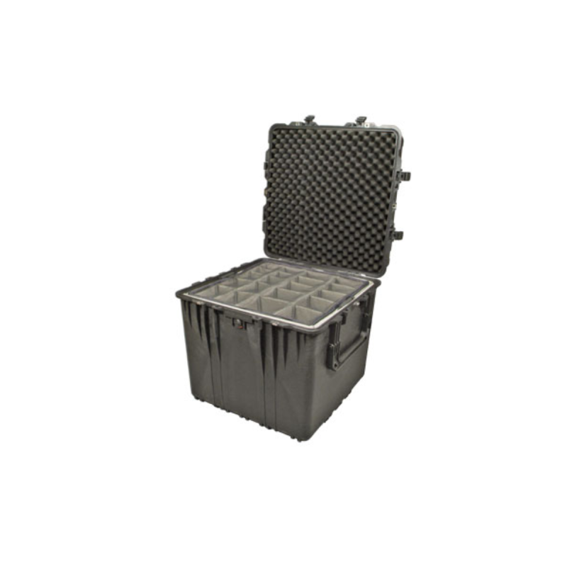 !!! Pelicase Valise PC0370 Avec Kit De Cloisons Sans Roulettes