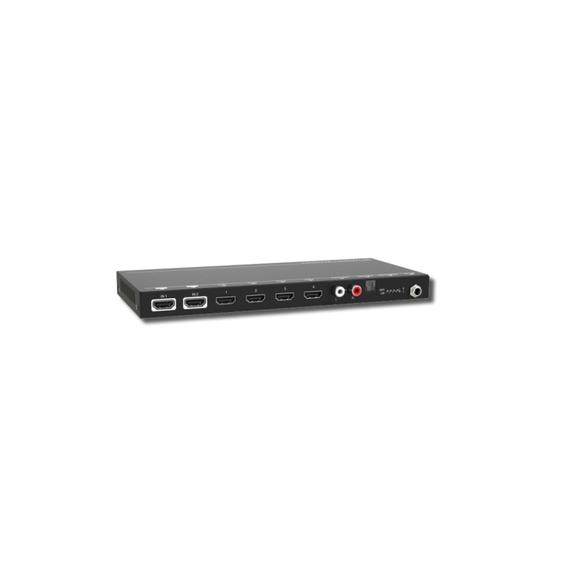 Altimium Distributeur HDMI 1x4 avec 2 sources, 4Kx2K@60HZ 4:4:4 18GBP
