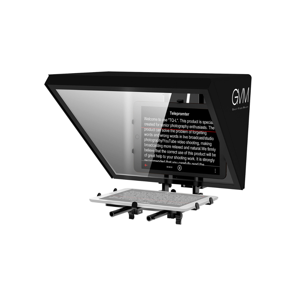 Téléprompteur Universel 16 - Avec Télécommande, Pour Tablettes Et IPad, Neuf