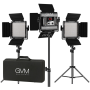 GVM Kit de 3 Panneaux LED Bicolores GVM-560AS