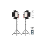 GVM Kit de 2 Panneaux LED Bicolores GVM-MB832