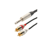 Cordon Jk 6.35 st/2 RCA MM 1m