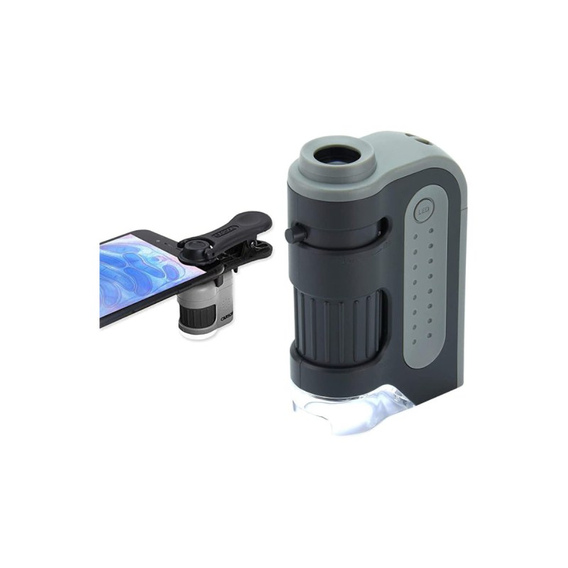 Carson MicroMini 20x Microscope avec adaptateur pour smartphone