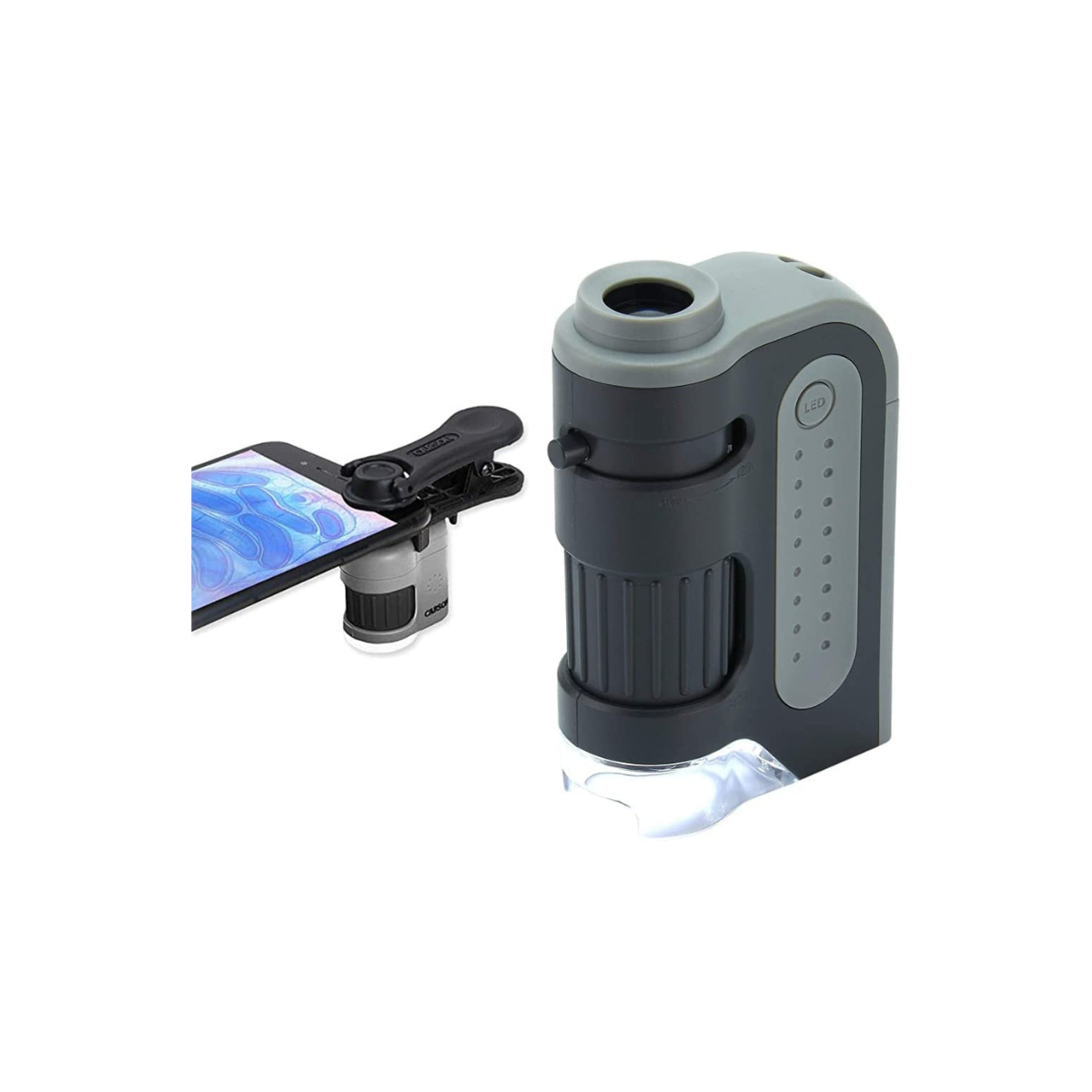 Mini kit de microscope de poche de laboratoire, batterie 62