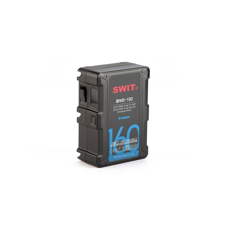 SWIT BIVO-160 160Wh Battery with 14V/28V B-Mount, 16V D-taps, OLED