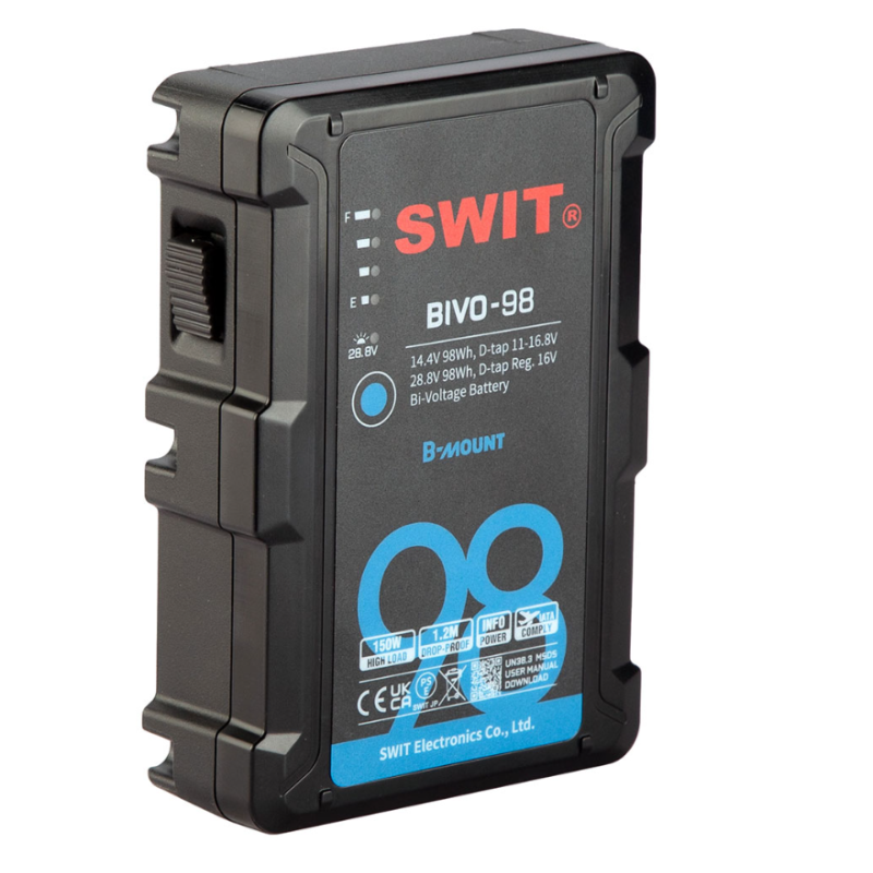 SWIT BIVO-98 98Wh Battery with 14V/28V B-Mount, 16V D-taps