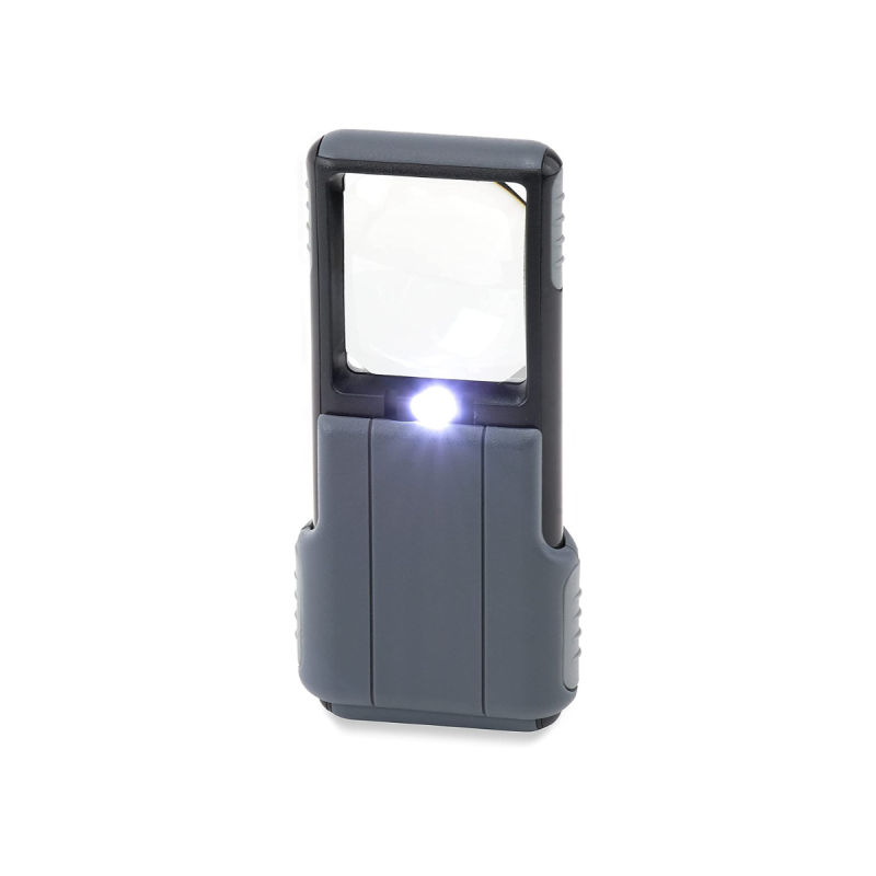 Carson Loupe/lampe de poche LED à lentille asphérique 9x