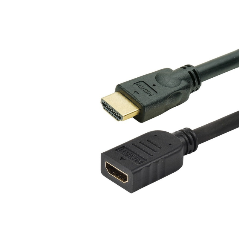 Cordon HDMI A M/F 4K/60ips HDR 4:2:0 10.2 Gbps or 2m