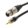 Cordon XLR 3b/Jack 3.5 mo FM 1m