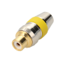 Conn RCA nickel F D 6 jaune