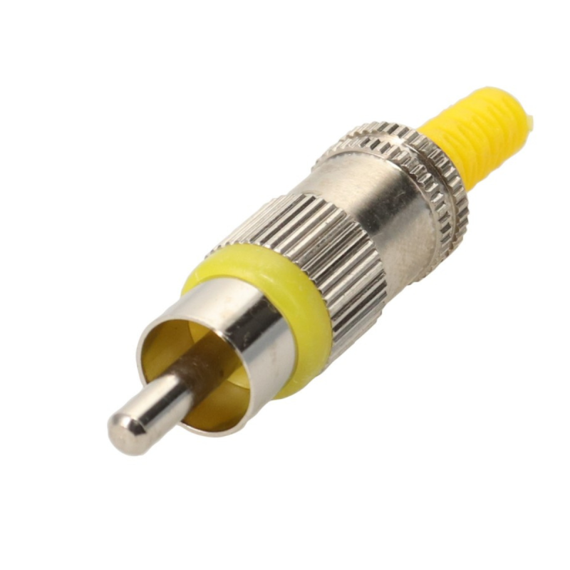 Conn RCA métal M jaune