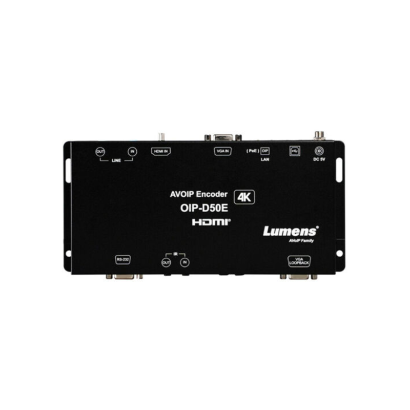 Lumens D50E AV Over IP 4K 1G Encoder