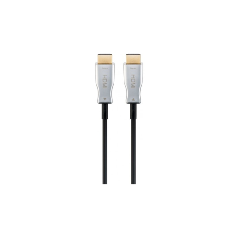 Tesca Cordon HDMI-A 2.0 4K@60Hz Fibre Optique 100m sur enrouleur