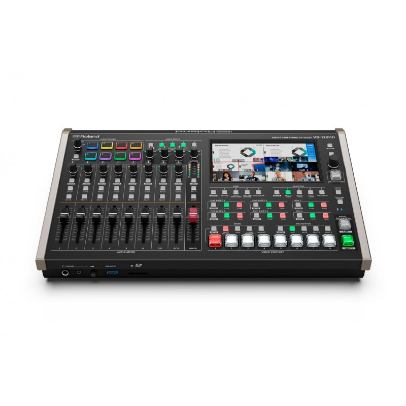 Roland VR-120HD Mélangeur Vidéo Full HD Direct Streaming AV Mixer 