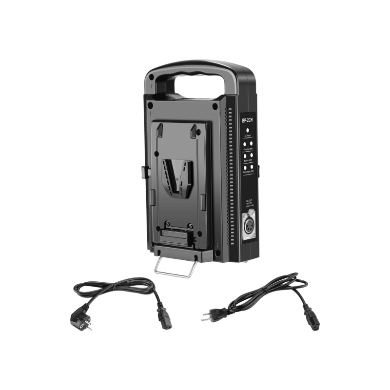 GENTREE Chargeur V-Lock 2 canaux, ultra rapide 6A
