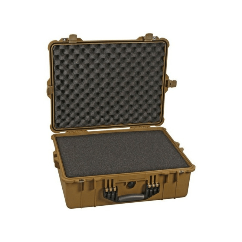 Pelicase Valise PC1600Desert Tan Avec Mousse (Special)