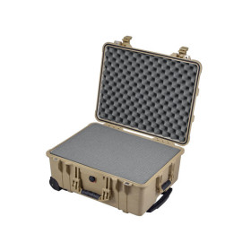 Pelicase Valise PC1560 Desert Tan Avec Mousse (Special)