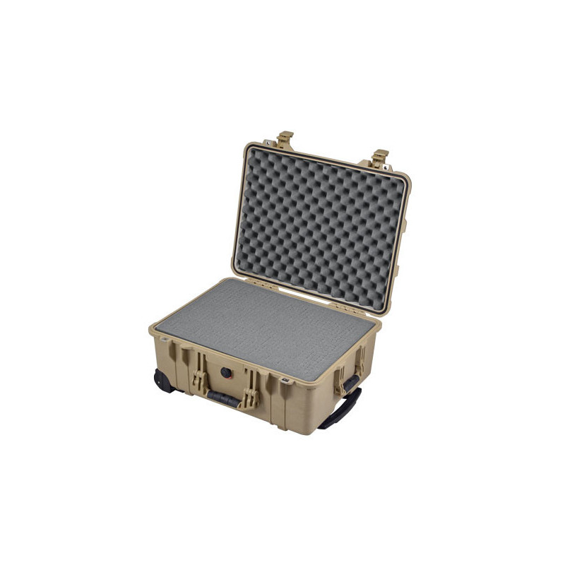 Pelicase Valise PC1560 Desert Tan Avec Mousse (Special)