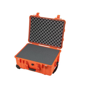 Pelicase Valise PC1560 Orange Avec Mousse (Special)