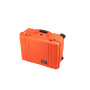 Pelicase Valise PC1560 Orange Avec Mousse (Special)