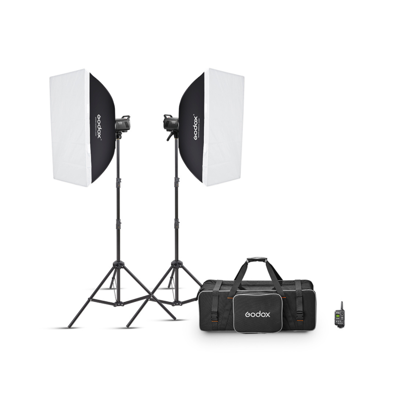 GODOX MS200V-F - Studio flash kit (2xMS200-V + accessories)