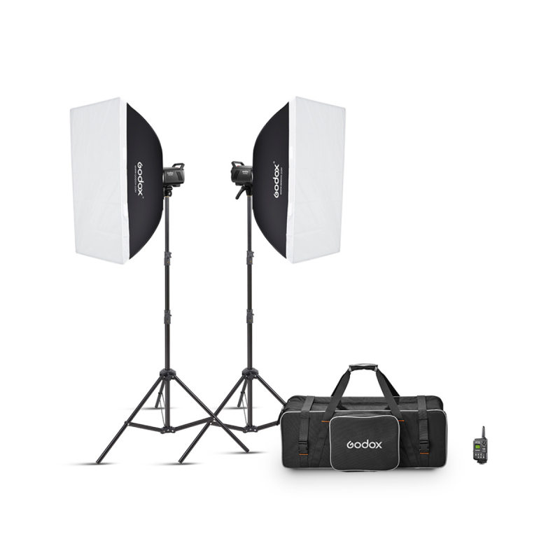 GODOX MS300V-F - Studio flash kit (2xMS300-V + accessories)