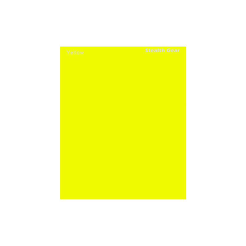 Stealth Gear Filtre carré jaune