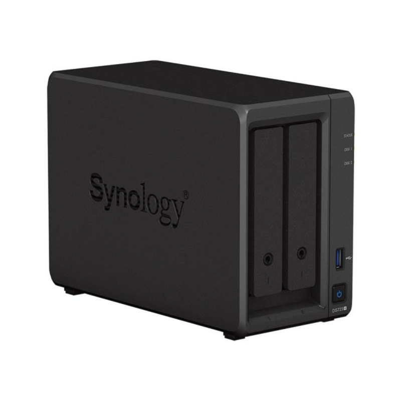 Synology NAS Tour DS723+ 1TB (2x0TB) avec disques SSD Entreprise