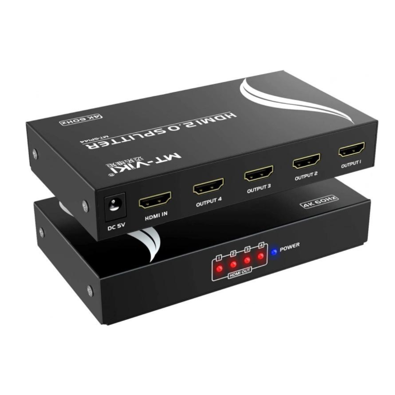 Neklan Splitter HDMI 2.0 - 2 ports - 3840x2160@60Hz