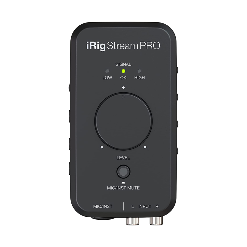 IK iRig STREAM MIC PRO - Microphone avec interface audio intégrée