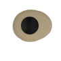 Bluestar Oeilleton peau de chamois ovale Oval Extra Large Eyecushion