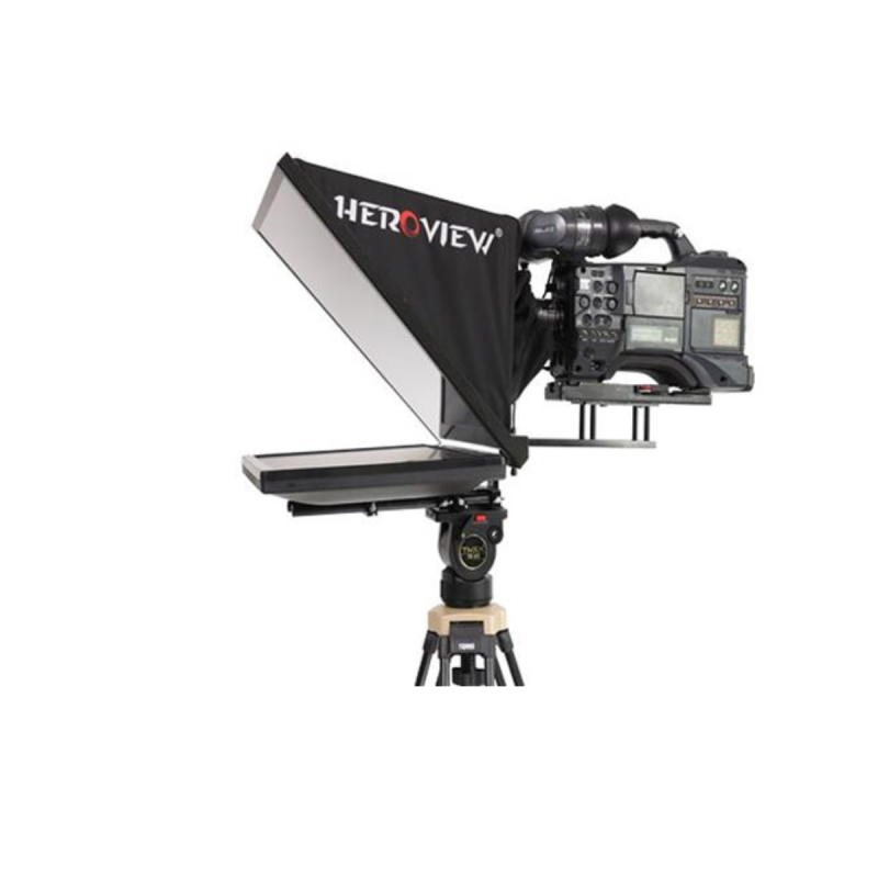 Heroview L Series 19" Studio Teleprompter 300nits with HDMI/VGA