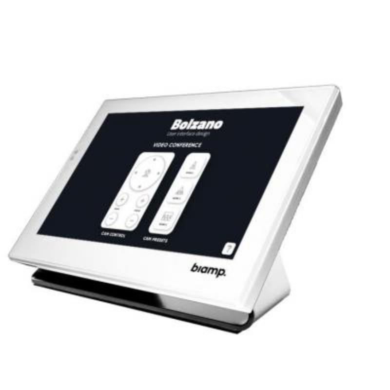Biamp 7" touch panel, white