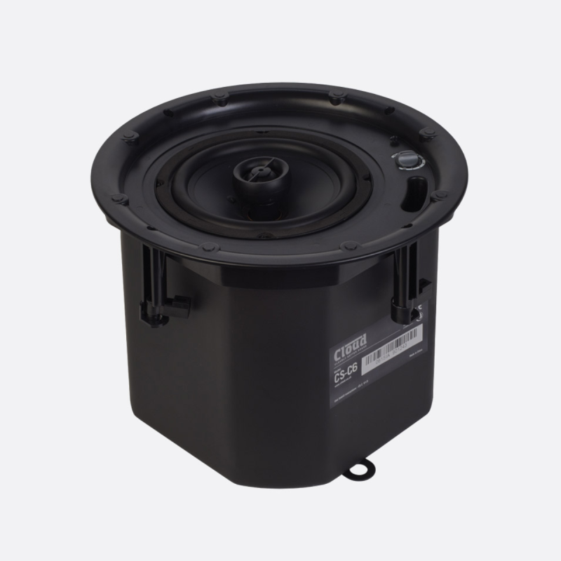 Cloud Enceinte plafonnier 6’’, 50 Watts @ 16 ohms noir