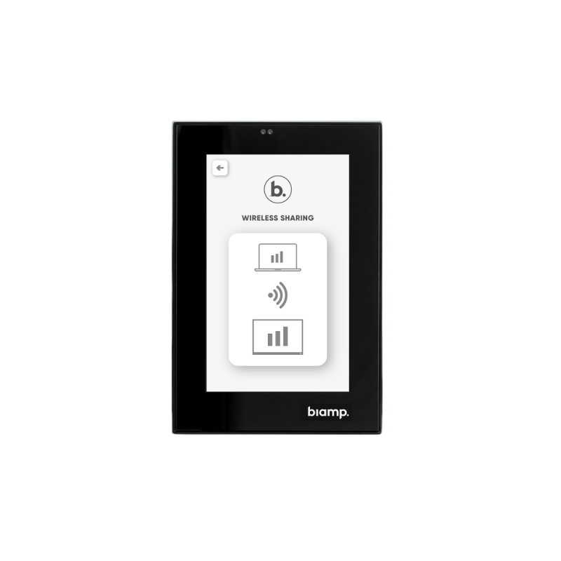Biamp 10" touch panel, black