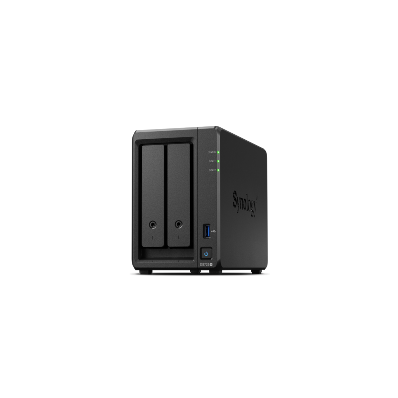 Synology NAS Tour DS723+ 24TB (2x12TB) avec disques Toshiba N300